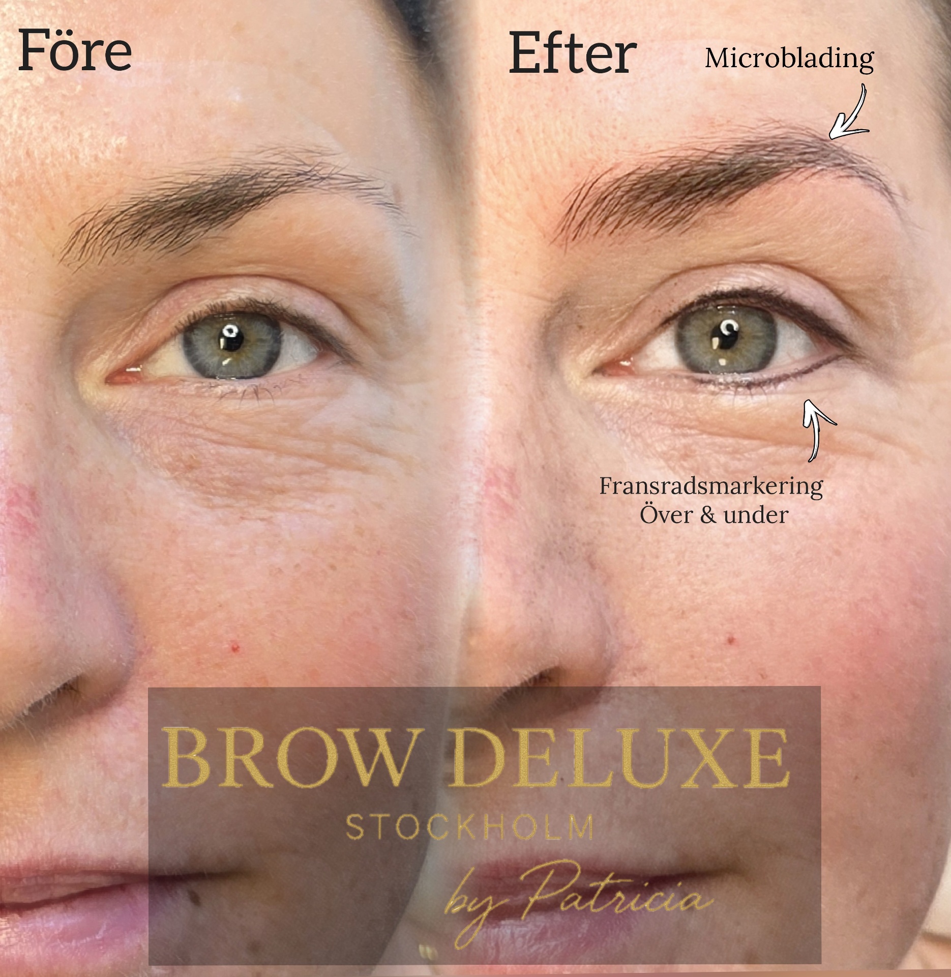 Resultat — Microblading & Eyeliner